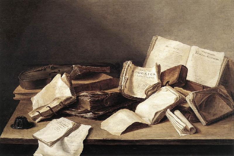 Jan Davidsz. de Heem Still-Life of Books china oil painting image